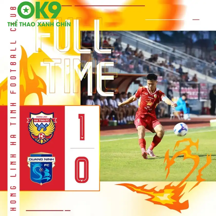 Hà Tĩnh có chiến thắng ở phút bù giờ cuối cùng (Ảnh: CLB)